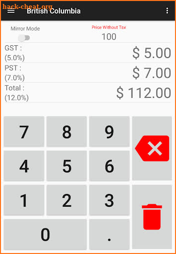 TaxCalc Canada screenshot
