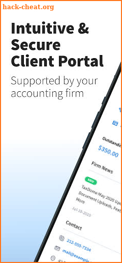 TaxDome Client Portal screenshot