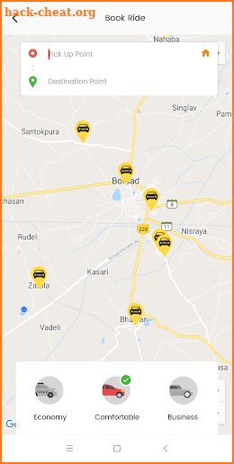 Taxi Booking UI Kit screenshot
