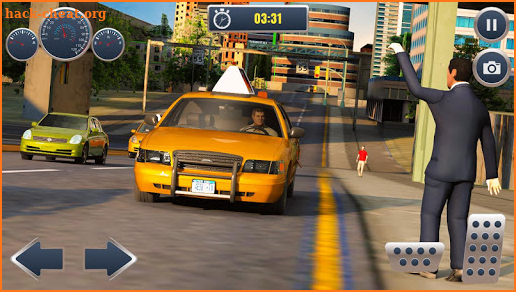 Taxi Cab City Driving Car screenshot