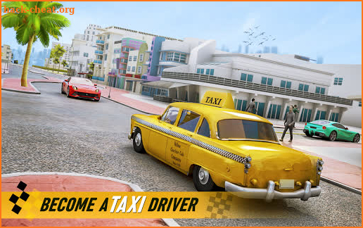 Taxi Cab City Driving - Car Driver screenshot