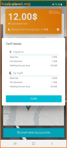 Taxi-Calculator screenshot