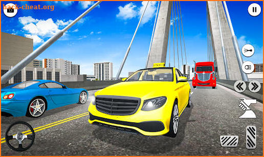 Taxi Car Driving Games Sim 3D screenshot