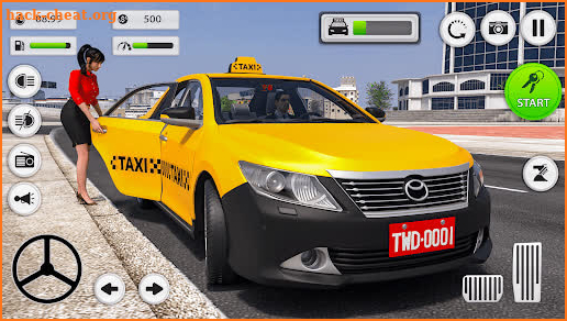 Taxi Car Driving Simulator screenshot