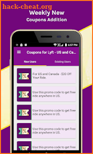 Taxi Coupons for Lyft  - Canada & USA screenshot