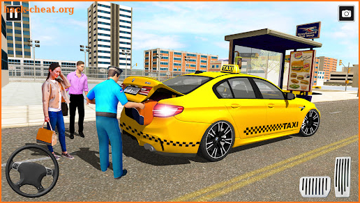 Taxi Crazy Driver Simulator 3D screenshot