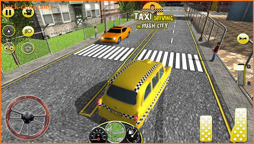 Taxi Driving in Rush City screenshot