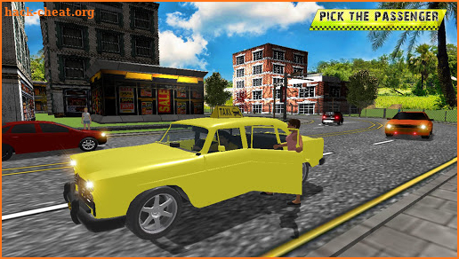 Taxi Driving in Rush City screenshot