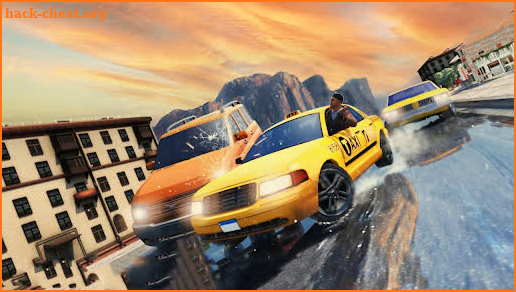 Taxi Driving Sim 3D – Taxi Games 2021 – Cab Games screenshot