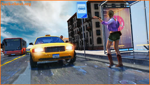Taxi Driving Sim 3D – Taxi Games 2021 – Cab Games screenshot
