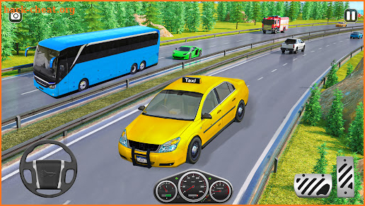 Taxi Driving Simulator Game 3D screenshot