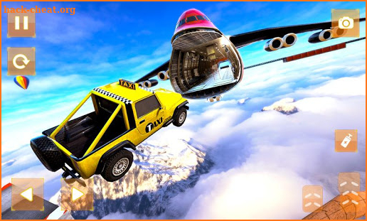 Taxi Jeep Car Stunts Games 3D: Ramp Car Stunts screenshot