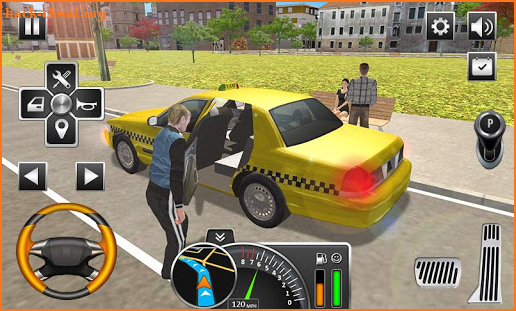 Taxi Realistic Simulator - Free Taxi Driving Game screenshot