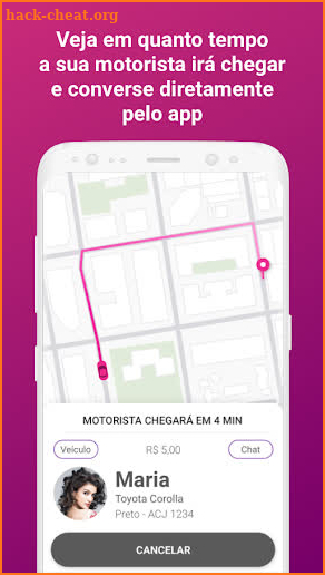 Táxi Rosa para Passageiras screenshot