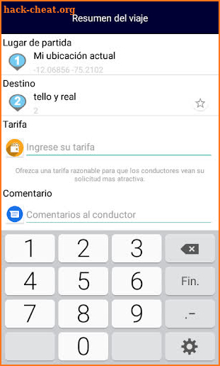 Taxi Seguro Huancayo screenshot