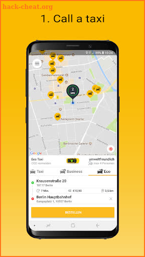 taxi.eu screenshot
