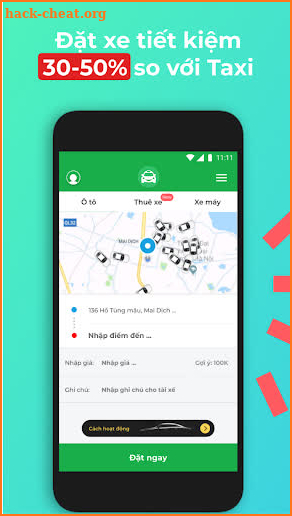Taxify - Car, bike, taxi booking app screenshot