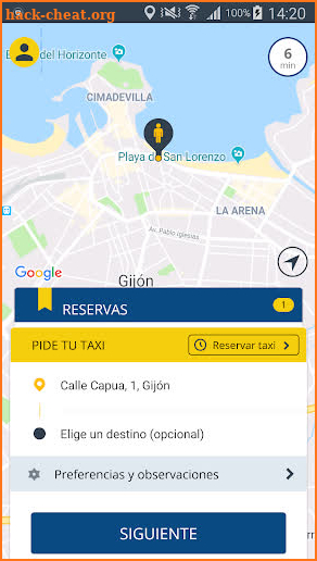 Taxis de Asturias screenshot