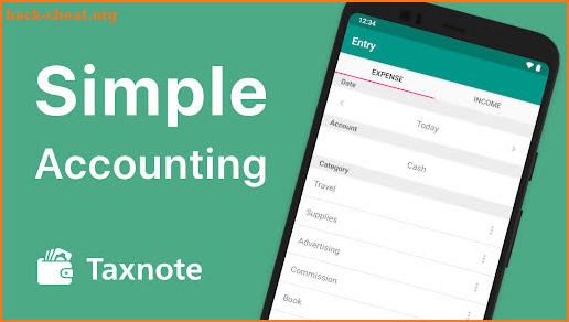 Taxnote Accounting Bookkeeping screenshot