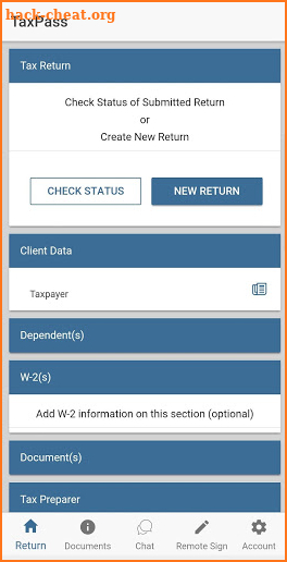 TaxPass screenshot