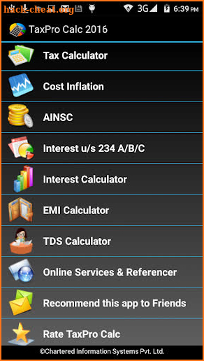 TaxPro Calc 2019 screenshot