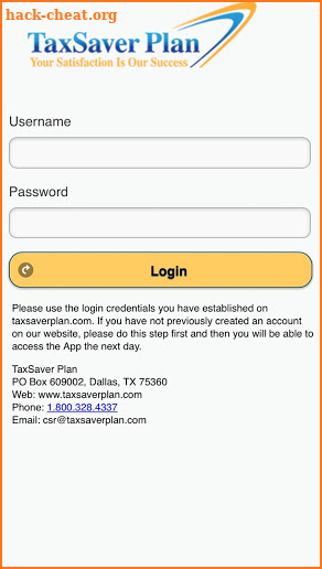 TaxSaver Plan screenshot
