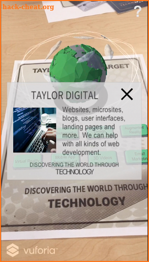 Taylor AR Demo screenshot