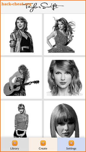 Taylor Swift Color by Number - Pixel Art Game screenshot