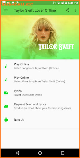 Taylor Swift Lover Offline screenshot