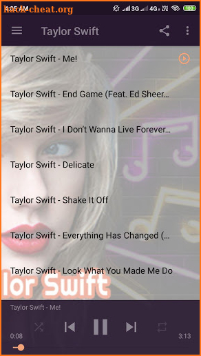 Taylor Swift Me : Best Songs 2019 screenshot