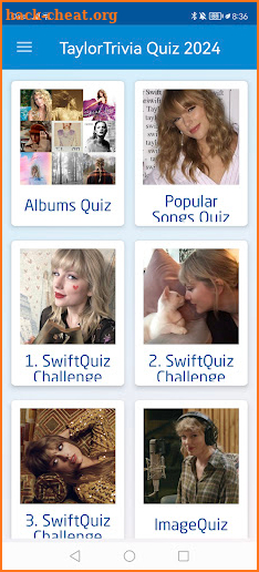 Taylor Swift Quiz 2024 screenshot