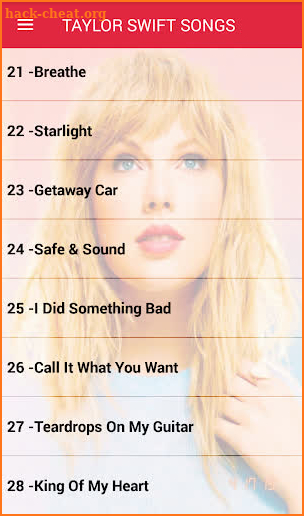 Taylor Swift Songs Offline  50 Songs screenshot