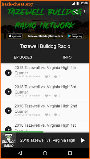 Tazewell Bulldog Radio screenshot