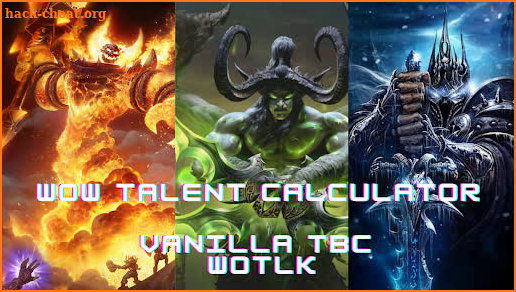 TBC Wotlk Talent Calculator screenshot