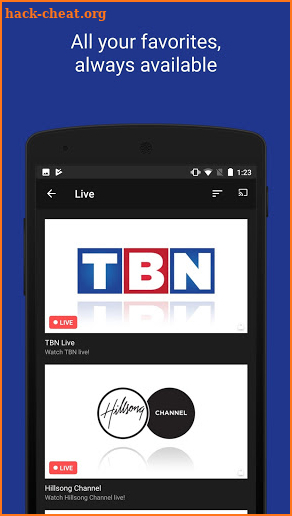 TBN: Watch TV Shows & Live TV screenshot