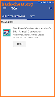 TCA Annual Convention screenshot