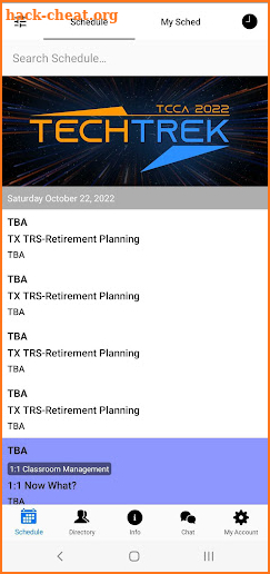 TCCA 2022 screenshot