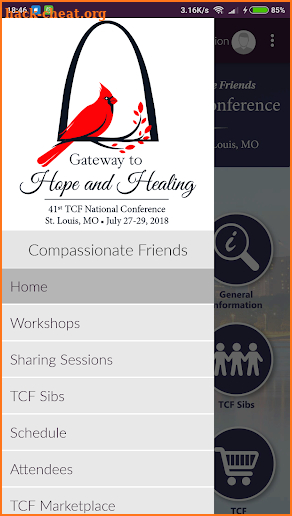 TCF National Conference screenshot