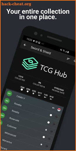 TCG Hub - Card Collection Tool screenshot