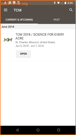 TCM Events screenshot