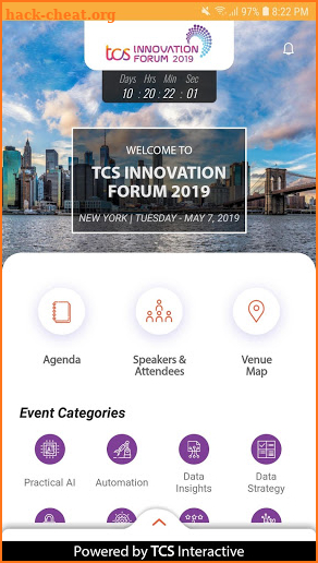 TCS NA Innovation Forum 2019 screenshot