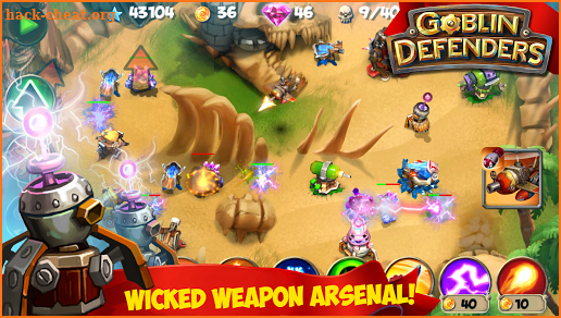 TD: Goblin Defenders - Towers Rush PRO screenshot