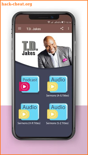 T.D. Jakes Motivation - Sermons and Podcast screenshot