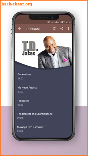 T.D. Jakes Motivation - Sermons and Podcast screenshot