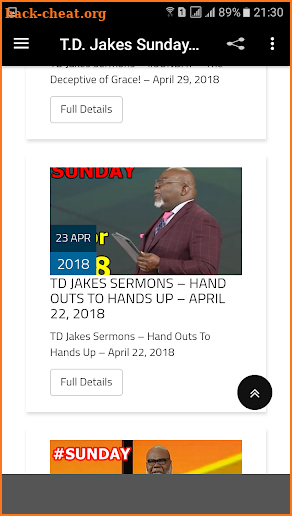 T.D. Jakes Sunday Sermons screenshot
