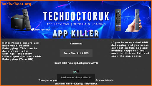 TDUK APP Killer screenshot