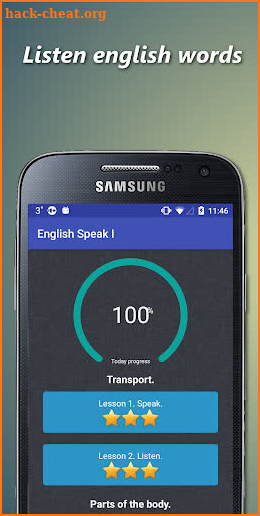 Teach spoken english offline screenshot