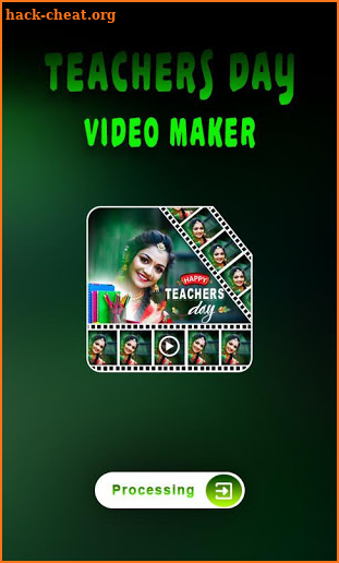 Teacher day video maker – Musical photo collage screenshot