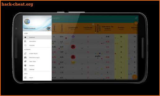 Teacher Gradebook screenshot