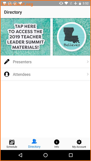 Teacher Leader Summit screenshot